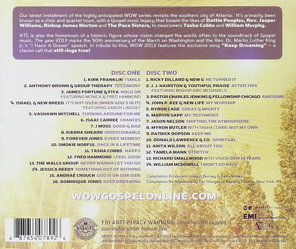 WOW Gospel 2013 (2CD)